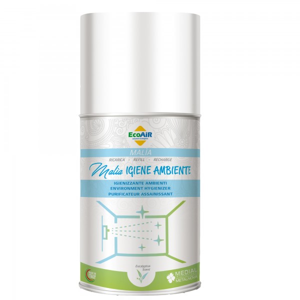 Refill igiene ambiente per diffusore Basic Fresh - eucalipto - 250 ml - Medial International