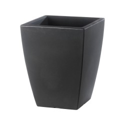 Vaso Quadro Veneto - 56 L - PE - antracite - TeraPlast