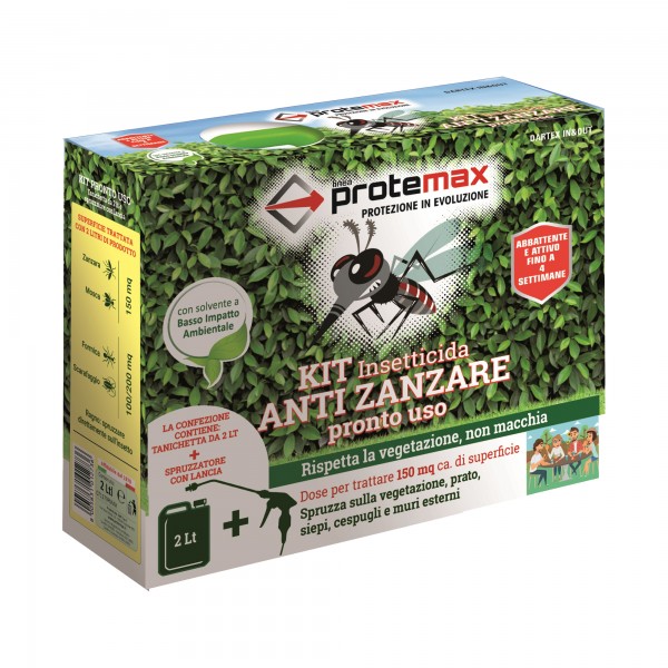 Kit insetticida antizanzare - pronto all'uso - Protemax