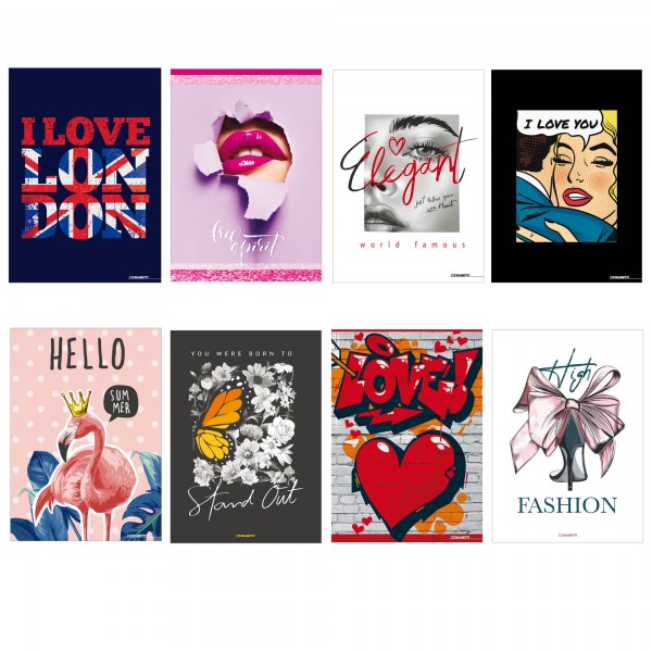 Maxiquaderno Teen Girl 2023 - A4 - 1 rigo - 21 fogli - 80 gr - Blasetti Maxiquaderno Teen Girl 2023 - A4 - 1 rigo - 21 fogli - 80 gr - Blasetti