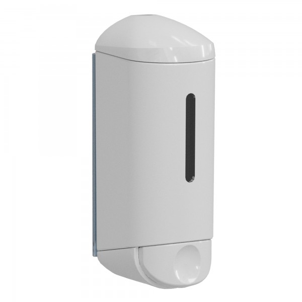 Dispenser a muro Shower Small - per hotel - 0,17 L - bianco - Mar Plast Dispenser a muro Shower Small - per hotel - 0,17 L - bianco - Mar Plast