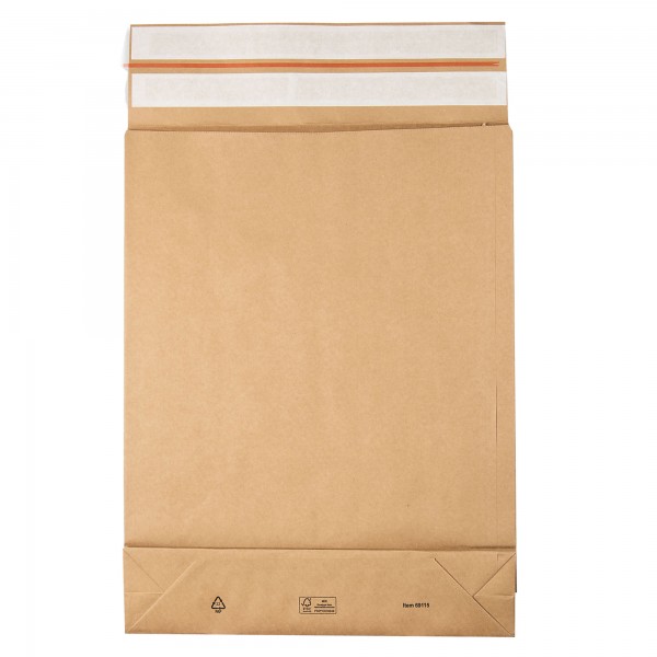 Sacchetti a fondo quadro E-Green - C3 - 35 x 45 x 8 + 10 cm - carta kraft - avana - Bong Packaging - conf. 200 pezzi Sacchetti a fondo quadro E-Green - C3 - 35 x 45 x 8 + 10 cm - carta kraft - avana - Bong Packaging - conf. 200 pezzi