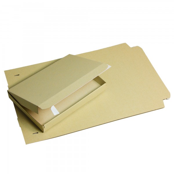 Scatola Grass Box - per spedizioni - A4 - 34 x 23,5 x 4 cm - grigio - Bong Packaging - conf. 50 pezzi