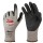 Guanti di protezione CUT - con polsino marrone - taglia 09 - grigio/nero - U-Power