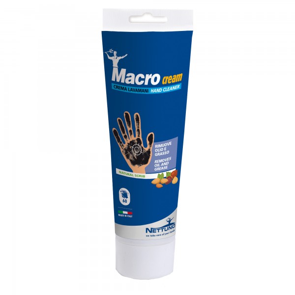 Crema lavamani MacroCream - in tubetto - 250 ml - Nettuno Crema lavamani MacroCream - in tubetto - 250 ml - Nettuno