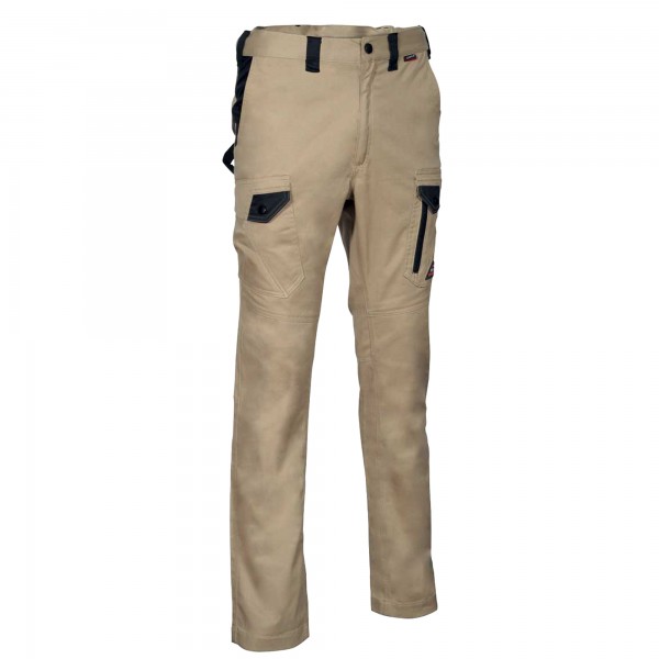 Pantalone Jember Super Strech - taglia 48 - corda/nero - Cofra
