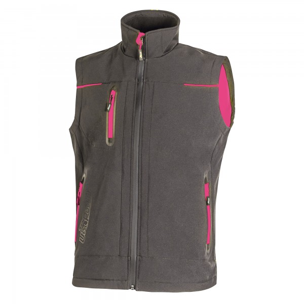 Gilet donna Universe Lady - taglia S - grigio/fucsia - U-Power Gilet donna Universe Lady - taglia S - grigio/fucsia - U-Power
