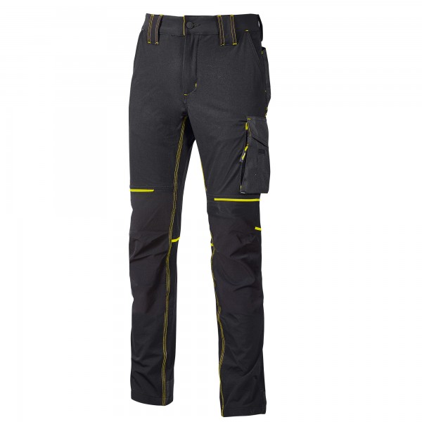 Pantalone da donna World - taglia S - grigio/giallo - U-power