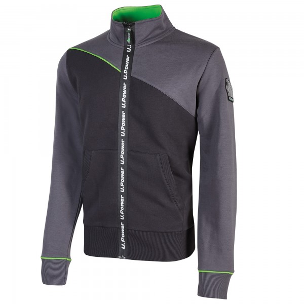 Felpa Uranus - taglia XXL - grigio - U-Power Felpa Uranus - taglia XXL - grigio - U-Power