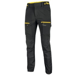 Pantalone Horizon - taglia XXL - nero/giallo - U-Power