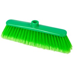 Scopa piatta professionale Anita - setole piumate - verde - La Briantina Professional