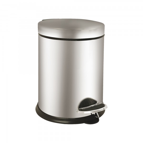 Pattumiera a pedale Bin Basic - 3 L - acciaio inox - Medial International Pattumiera a pedale Bin Basic - 3 L - acciaio inox - Medial International