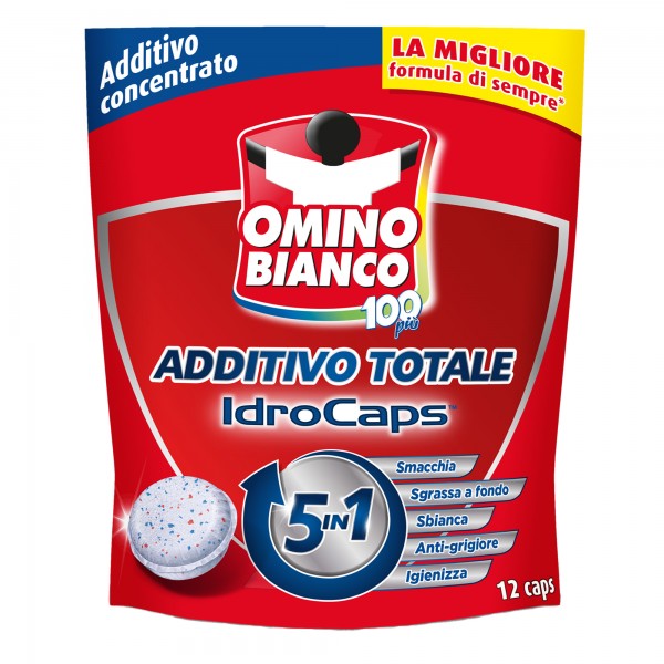 Additivo totale idrocaps 5 in 1 - Omino Bianco - conf. 10 pezzi Additivo totale idrocaps 5 in 1 - Omino Bianco - conf. 10 pezzi