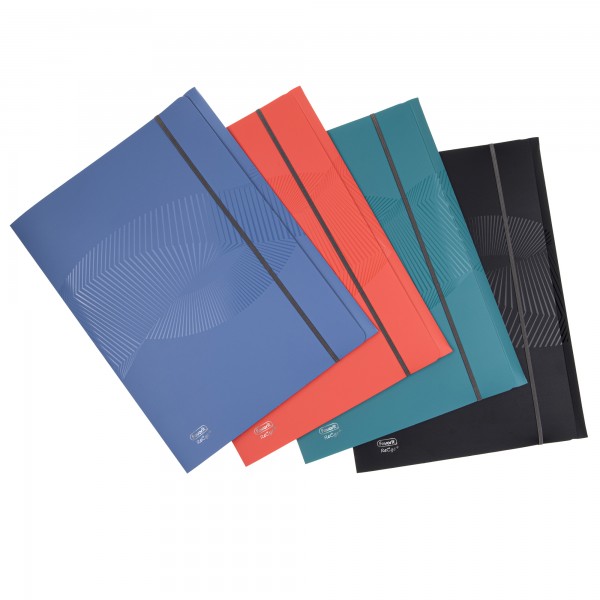 Cartella 3L Osmose Recyc - c/elastico - PP - f.to utile 24 x 33 cm - colori assortiti - Favorit Cartella 3L Osmose Recyc - c/elastico - PP - f.to utile 24 x 33 cm - colori assortiti - Favorit