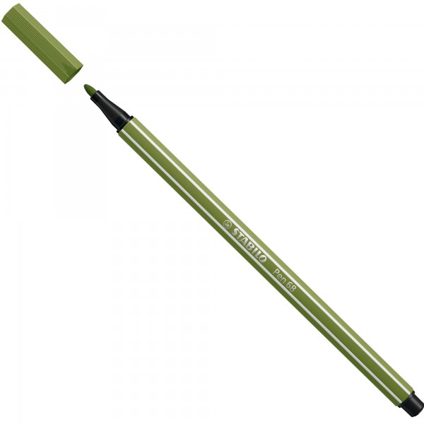 Pennarello Pen 68 - verde mimetico - 35 - Stabilo Pennarello Pen 68 - verde mimetico - 35 - Stabilo