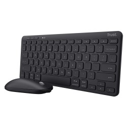 Tastiera e mouse Lyra - con ricevitore - wireless - Trust