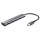 Hub Halyx - 4 porte - da USB-C a USB-A 3.2 Gen1 - alluminio - grigio - Trust