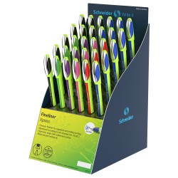 Fineliner premium Xpress 08 - colori assortiti - Schneider - expo 30 pezzi