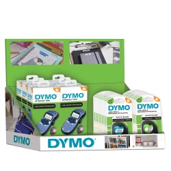 Expo etichettatrice LetraTag 100H + 20 nastri - Dymo - expo 26 pezzi