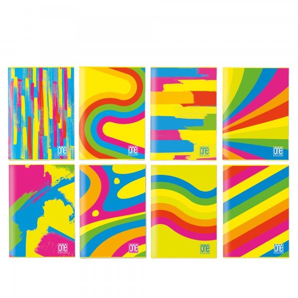 Maxiquaderno One Color Fantafluo - A4 - 1 rigo - 80 gr - BM