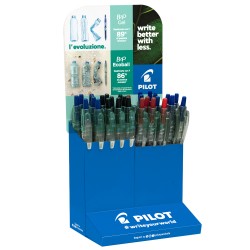 Penna a sfera Ecoball - punta 1,0 mm - colori assortiti - expo 40 pezzi