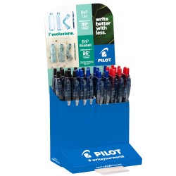 Penna a sfera B2P Gel - punta 1,0 mm - colori assortiti - expo 25 pezzi