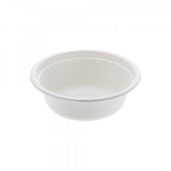 Ciotola monouso Bio - rotonda - diametro 13,5 cm - 350 ml - cellulosa - bianco - Leone - conf. 50 pezzi Ciotola monouso Bio - rotonda - diametro 13,5 cm - 350 ml - cellulosa - bianco - Leone - conf. 50 pezzi