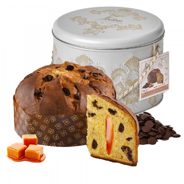 Panettone NeroSale - Linea Top Latta Limited Edition - cioccolato/caramello salato - 750 gr - Loison Panettone NeroSale - Linea Top Latta Limited Edition - cioccolato/caramello salato - 750 gr - Loison