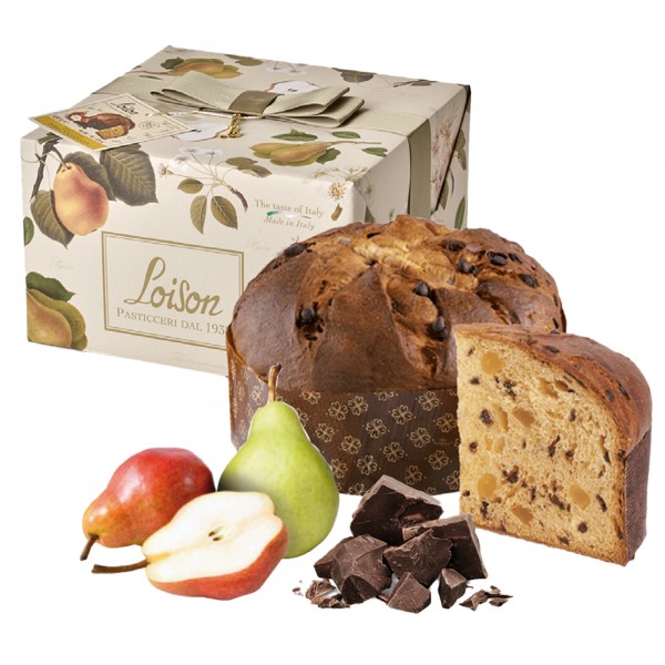 Panettone Pera Cioccolato - Linea Frutta e Fiori - pera/cioccolato - 500 gr - Loison Panettone Pera Cioccolato - Linea Frutta e Fiori - pera/cioccolato - 500 gr - Loison