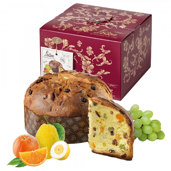 Panettone Classico - Linea Top Barocco - tradizionale - 500 gr - Loison Panettone Classico - Linea Top Barocco - tradizionale - 500 gr - Loison