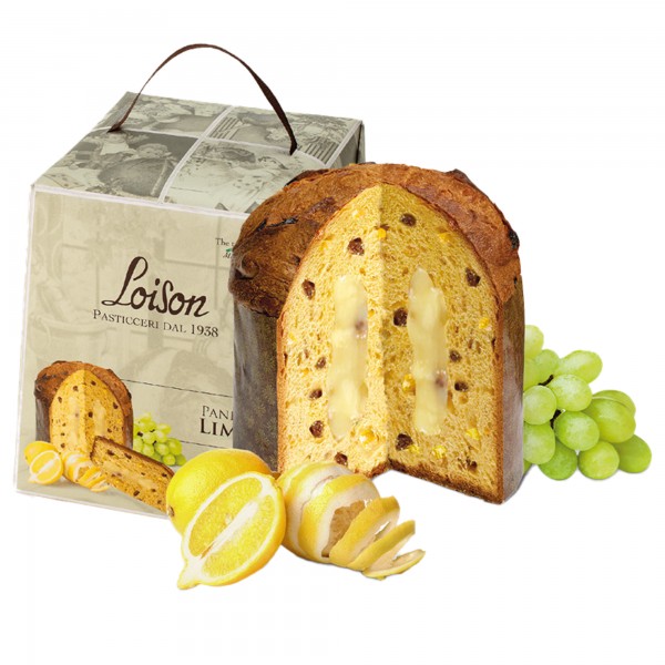 Panettone Limone - Linea Tuttigiorni - in astuccio - limone - 600 gr - Loison