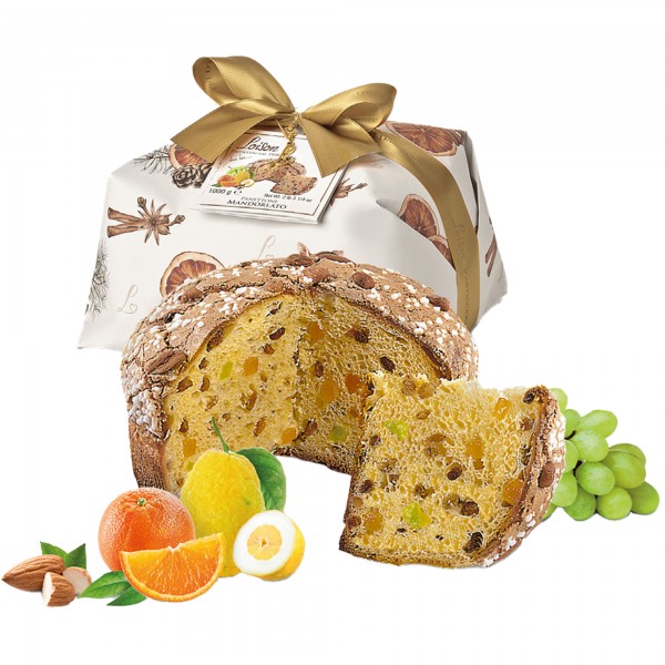 Panettone Mandorlato - Linea Royal - glassa alle mandorle - 1000 gr - Loison Panettone Mandorlato - Linea Royal - glassa alle mandorle - 1000 gr - Loison