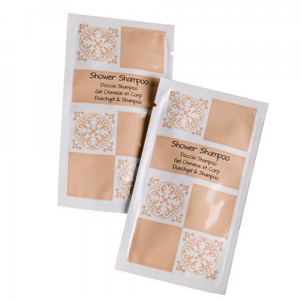 Bustina Linea Cortesia Acanto - bagnodoccia shampoo - monodose - 10 ml - conf. 600 pezzi Bustina Linea Cortesia Acanto - bagnodoccia shampoo - monodose - 10 ml - conf. 600 pezzi