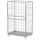 Roll container - 4 sponde laterali - con 1 a ribalta - 120 x 80 x 198 cm - Tecnotelai