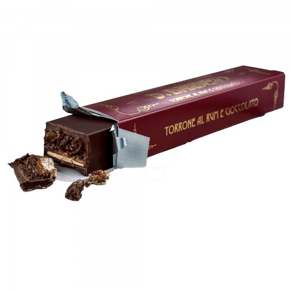 Torrone rum e cioccolato - in astuccio - 270 gr - Barbero Torrone rum e cioccolato - in astuccio - 270 gr - Barbero
