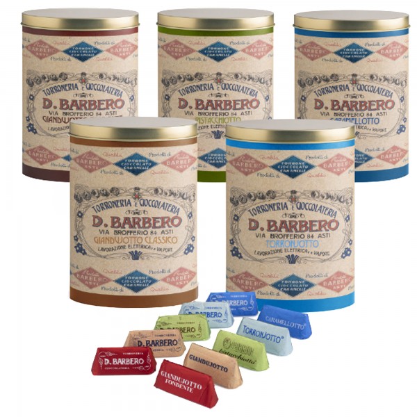 Gianduiotto - in scatola metallo - gusti assortiti - 150 gr - Barbero