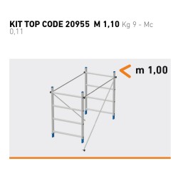 Kit alzata - per trabatello Dinamico 20955 - Marchetti