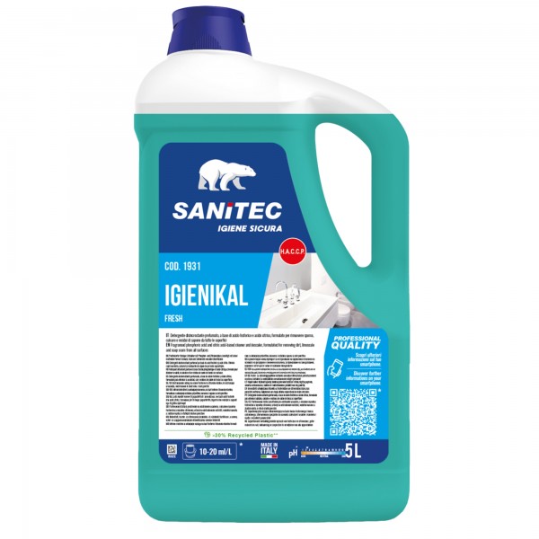 Detergente disincrostante profumato Igienikal Fresh - 5 L - Sanitec