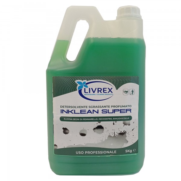 Detergente sgrassatore Inklean Super - menta - 5kg - Livrex