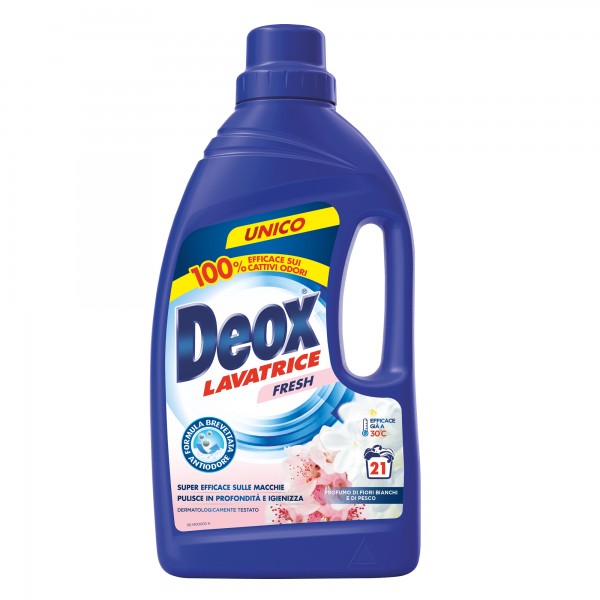Detersivo lavatrice Deox Fresh - 1050 ml - Deox Detersivo lavatrice Deox Fresh - 1050 ml - Deox