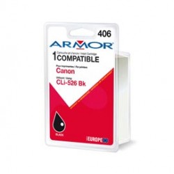 Armor - Cartuccia per Canon - Nero - CLI-526Bk - 10,5 ml