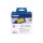 Brother - Nastro adesivo - rimovibile -Nero/Giallo - 62mm x  30,48mt - DK44605