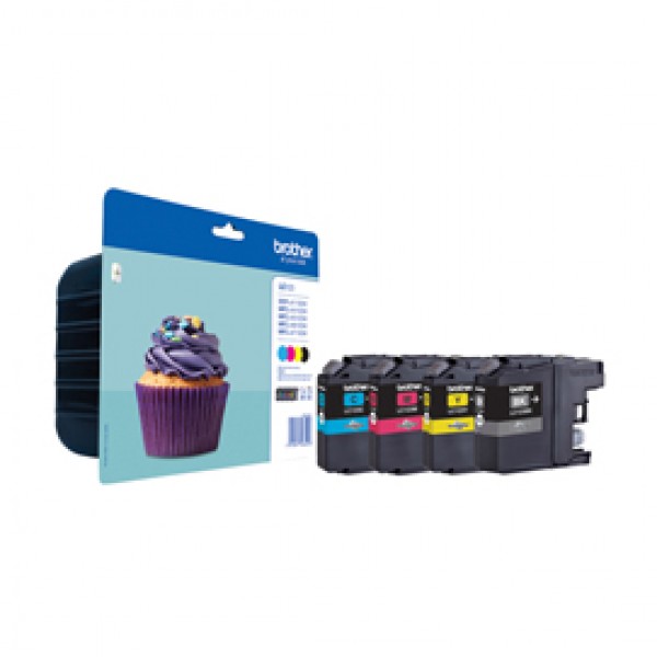 Brother - Cartuccia - C/M/Y/K - LC123VALBP Brother - Cartuccia - C/M/Y/K - LC123VALBP