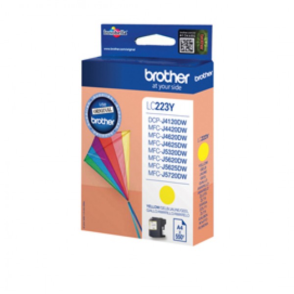 Brother - Cartuccia - Giallo - LC223Y- 550 pag Brother - Cartuccia - Giallo - LC223Y- 550 pag