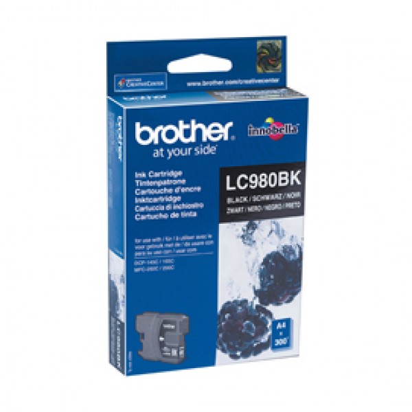Brother - Cartuccia - Nero - LC980BK - 300 pag Brother - Cartuccia - Nero - LC980BK - 300 pag
