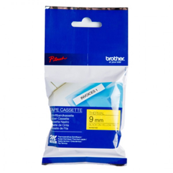 Brother - Nastro - Nero/Giallo - MK621 - 9mm x 8mt Brother - Nastro - Nero/Giallo - MK621 - 9mm x 8mt