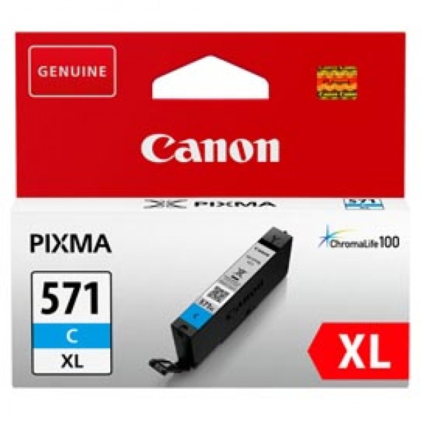 Canon - Serbatoio inchiostro - Ciano - 0332C001 - CLI571C - 680 pag Canon - Serbatoio inchiostro - Ciano - 0332C001 - CLI571C - 680 pag