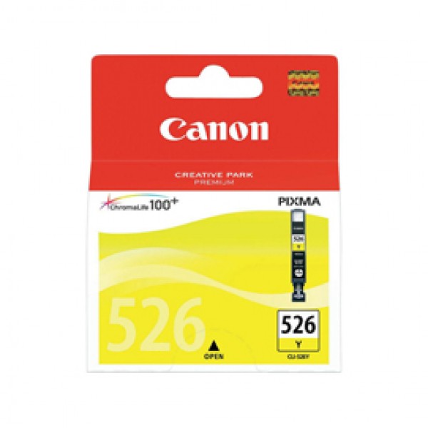 Canon - Cartuccia ink - Giallo - 4543B001 - CLI526 Y - 525 pag Canon - Cartuccia ink - Giallo - 4543B001 - CLI526 Y - 525 pag