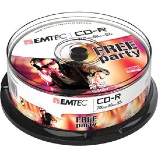 Emtec - CD-R - ECOC802552CB - 80min/700mb