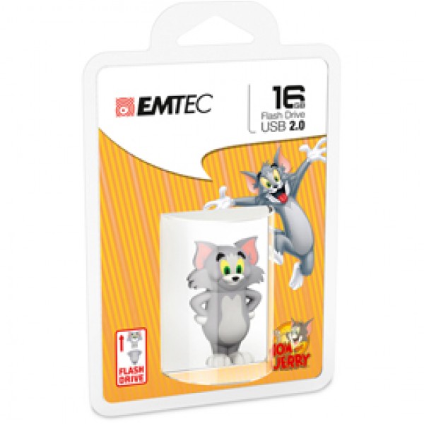 Emtec - USB 2.0 - HB102 Tom 3D - 16 GB Emtec - USB 2.0 - HB102 Tom 3D - 16 GB
